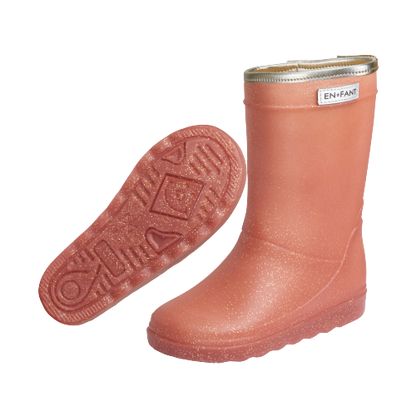 Een FANT rubberlaarzen met glitters - Metallic roze - schoenen - MamaMilla