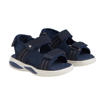 Een FABULOUS lichtgewicht sandalen met klittenband en lichte - Oost-Indische inkt - schoenen - MamaMilla