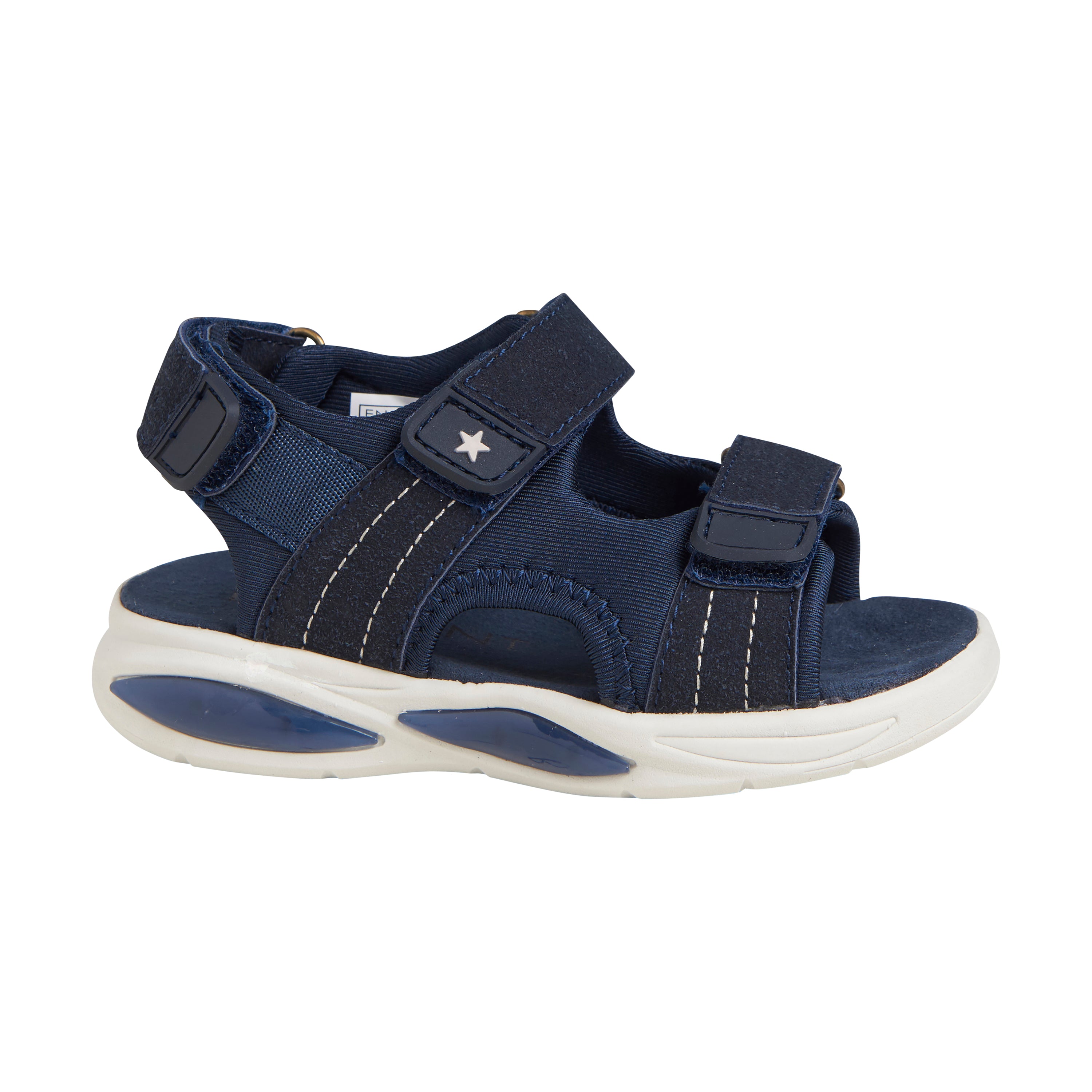 Een FABULOUS lichtgewicht sandalen met klittenband en lichte - Oost-Indische inkt - schoenen - MamaMilla