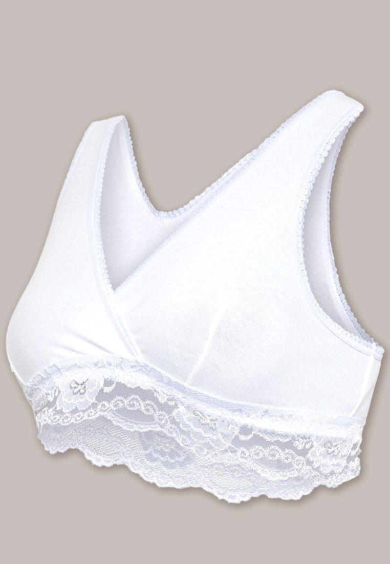 Carriwell Organic Crossover Voedingsbeha - Wit - Voedingskleding - MamaMilla