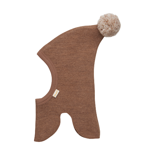 CeLaVi wollen olifantenhoed - Coca Mocha Melange - wollen muts - MamaMilla