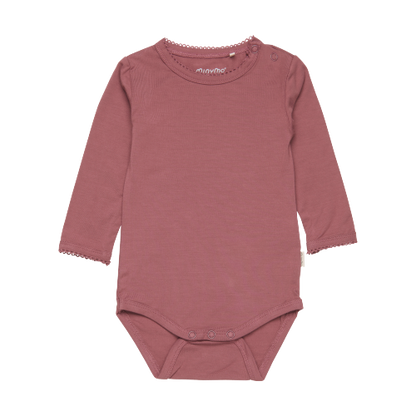 Minymo body van bamboe - Rose Brown - Body - MamaMilla