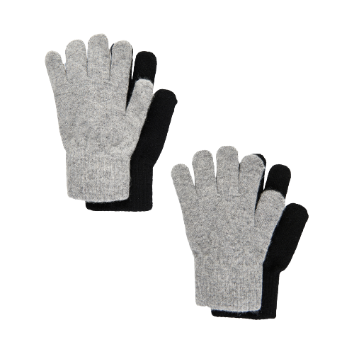 CeLaVi Magic Handschoenen 2-pack - Grijs - Handschoenen - MamaMilla