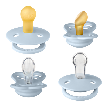 Slabbetjes Probeer het - startpakket met speen - Baby Blue - Fopspeen - MamaMilla