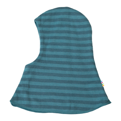 Joha Bivakmuts in wol - Omkeerbaar - 2 lagen - Blauw - Muts - MamaMilla