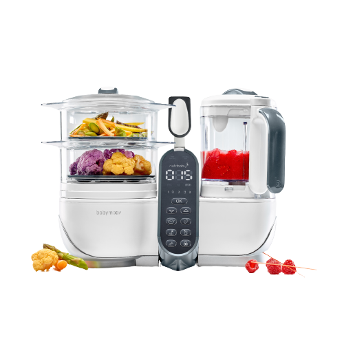 Babymoov Voedselautomaat - Nutribaby Plus incl. 15 herbruikbare smoothiezakjes - Wit - Voedselmachine - MamaMilla