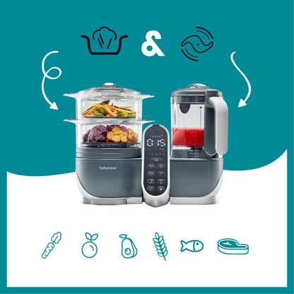 Babymoov Voedselautomaat - Nutribaby Plus - Grijs - Voedselautomaat - MamaMilla