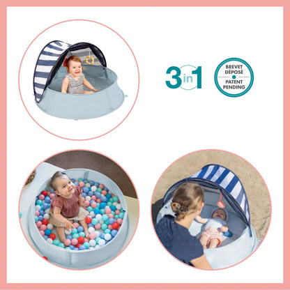 Babymoov 3in1 UV-tent - Mariniére Aquani - UV-tent - MamaMilla
