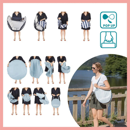 Babymoov 3in1 UV-tent - Mariniére Aquani - UV-tent - MamaMilla