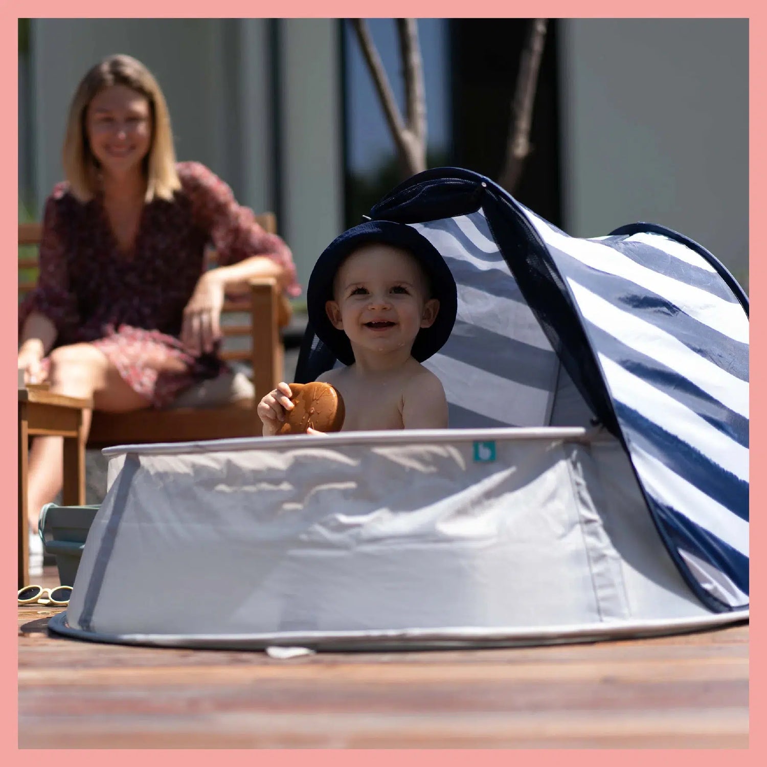 Babymoov 3in1 UV-tent - Mariniére Aquani - UV-tent - MamaMilla