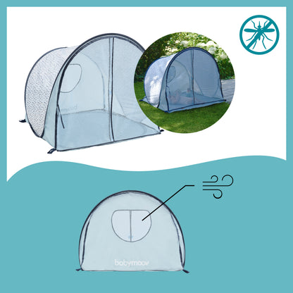 Babymoov UV-tent - Blauwe golven - UV-tent - MamaMilla