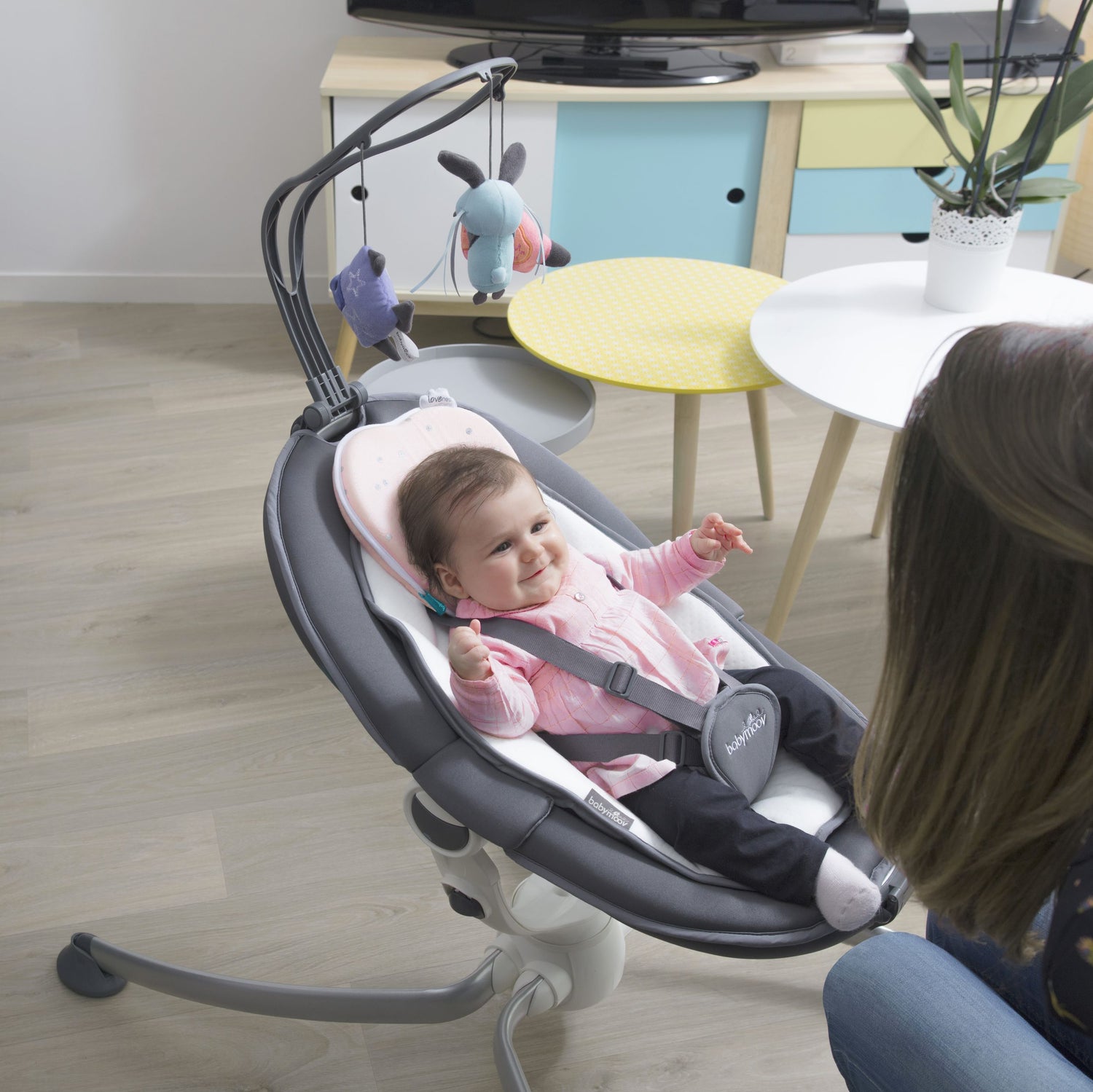 Babymoov Ergonomisch Babykussen (Loverest) - Roze (0-4m) - Babyhoofdkussen - MamaMilla
