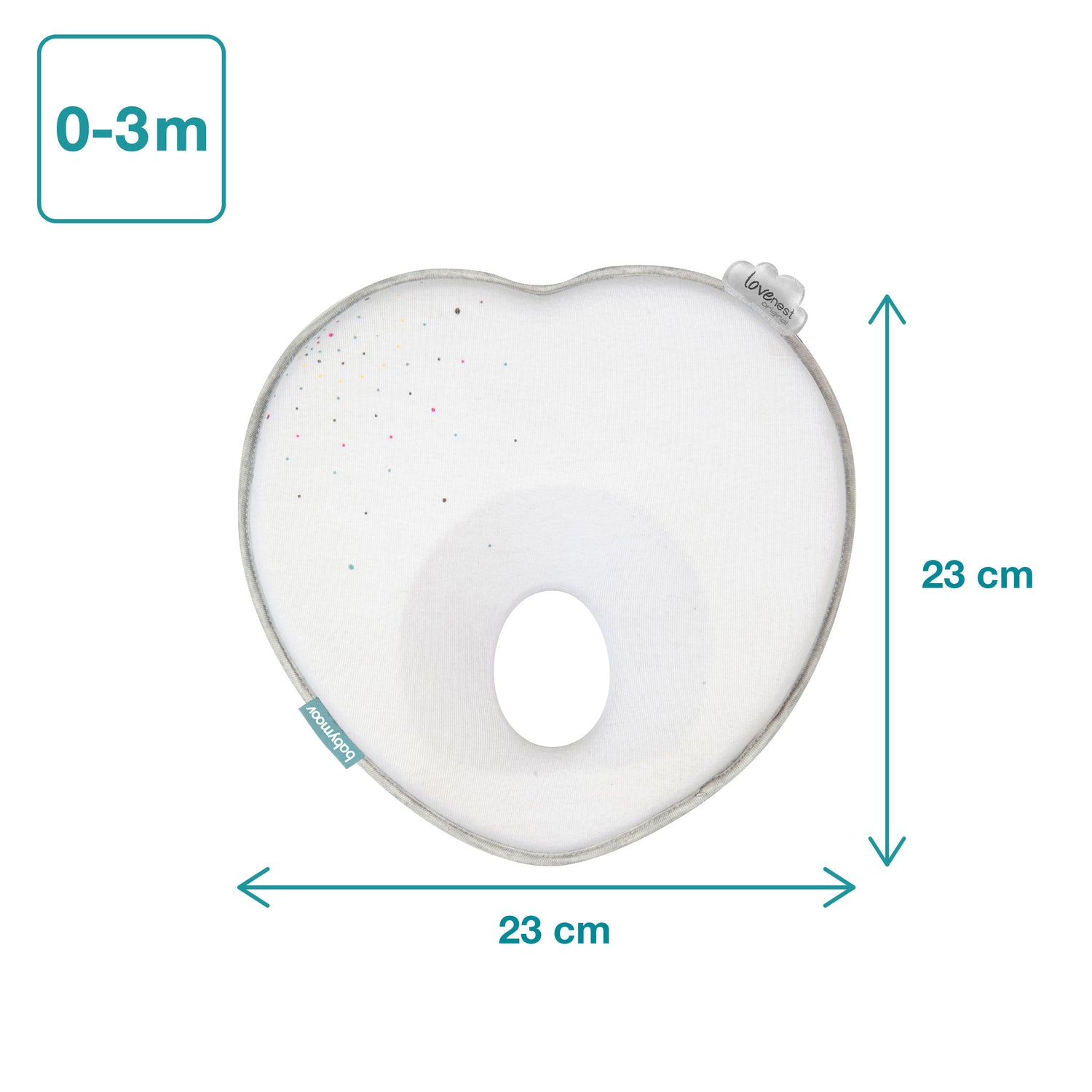 Babymoov Ergonomisch Babykussen (Loverest) - Wit (0-4m) - Babyhoofdkussen - MamaMilla