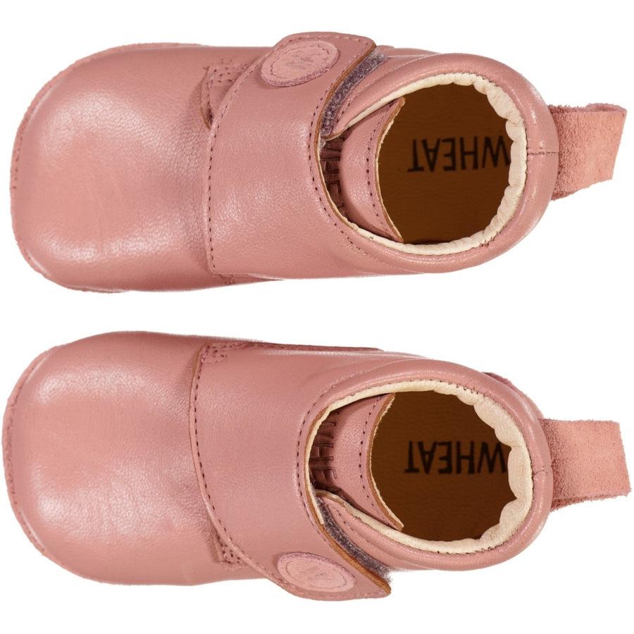 Tarwe pantoffels van leer - Cameo blush - Fopspenen - MamaMilla