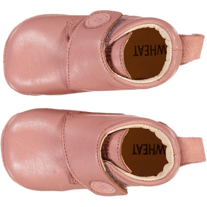 Tarwe pantoffels van leer - Cameo blush - Fopspenen - MamaMilla