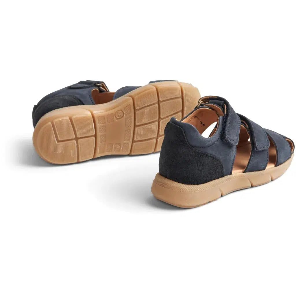 Tarwe Figo Sandaal - Marine - sandaal - MamaMilla
