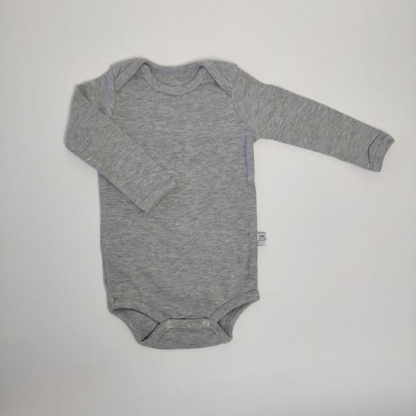 MamaMilla body met lange mouwen - Grijs - Body - MamaMilla