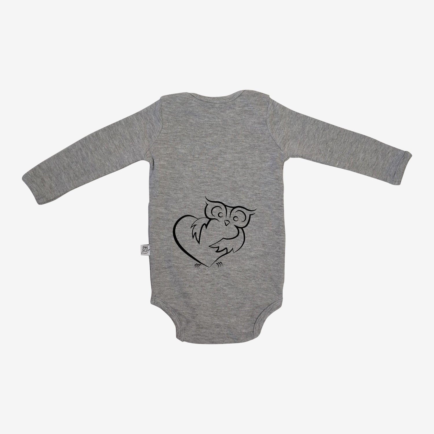 MamaMilla body met lange mouwen - Grijs - Body - MamaMilla