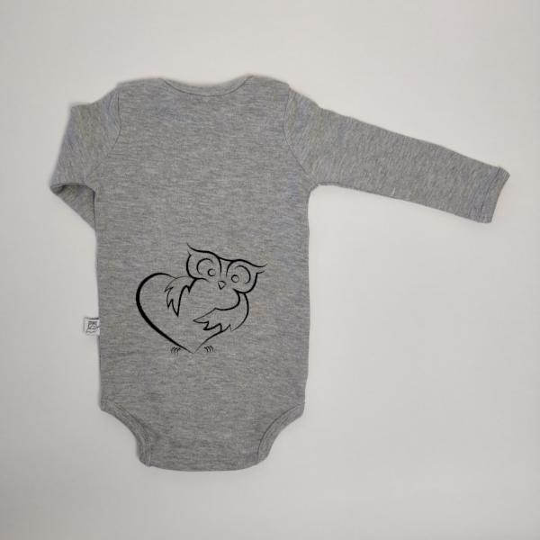 MamaMilla body met lange mouwen - Grijs - Body - MamaMilla