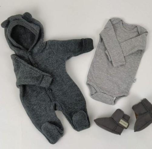 MamaMilla body met lange mouwen - Grijs - Body - MamaMilla