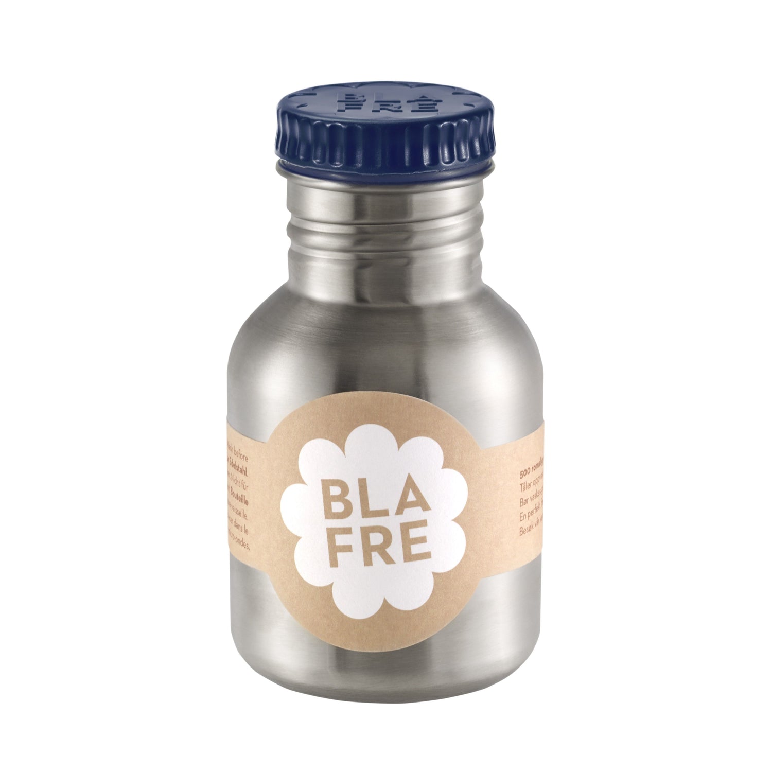 BLAFRE drinkfles in roestvrij staal - 300 ml - Marineblauw - Drinkfles in staal - MamaMilla