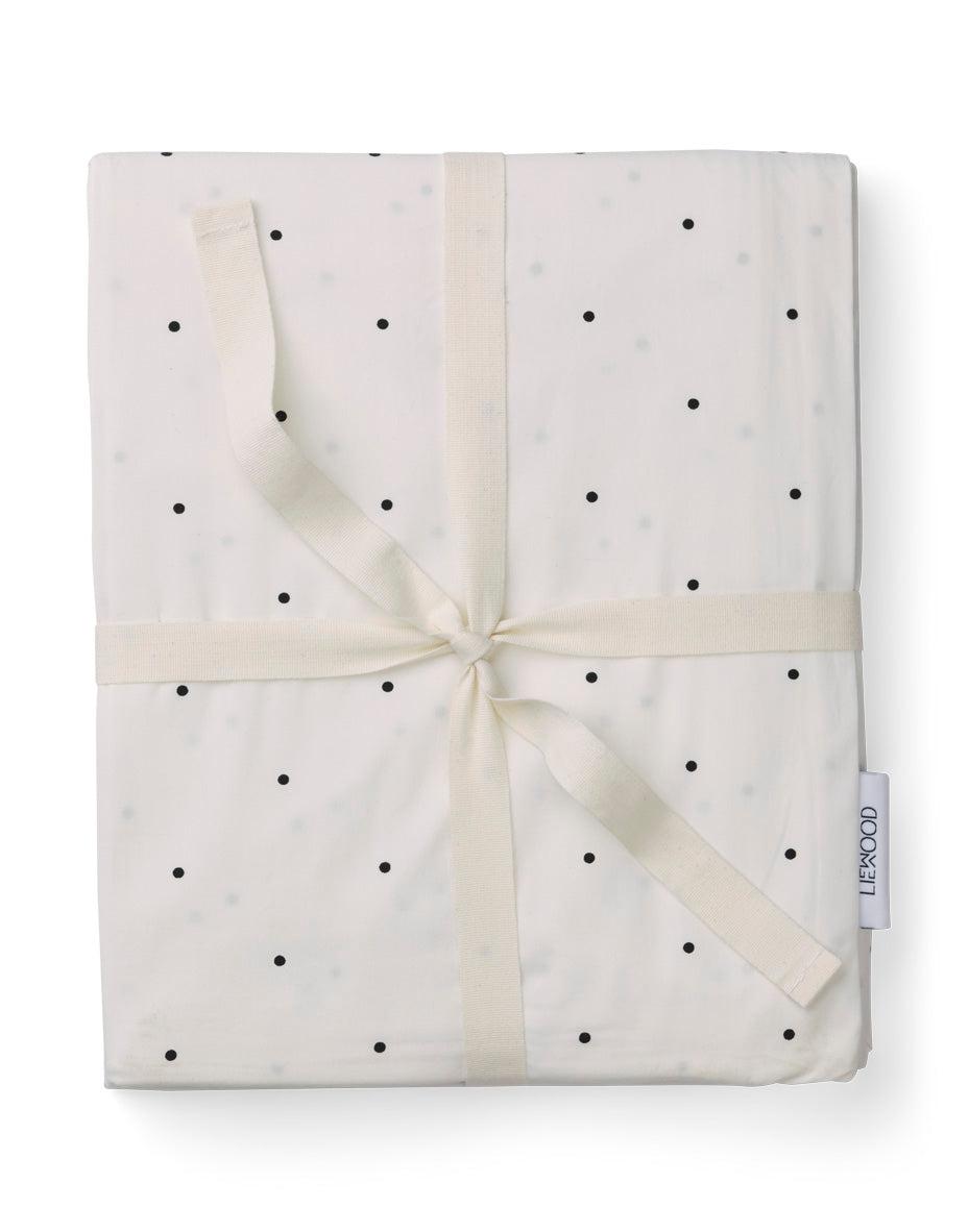 Liewood babybedje van biologisch katoen - Classic dot creme de la creme - Babybedje - MamaMilla