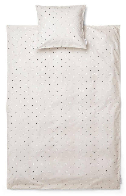 Liewood babybedje van biologisch katoen - Classic dot creme de la creme - Babybedje - MamaMilla