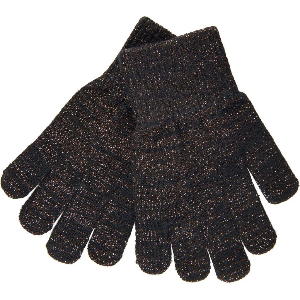Mikk-line magische gebreide wanten - set van 3 - Zwart - Glitter - Wanten - MamaMilla