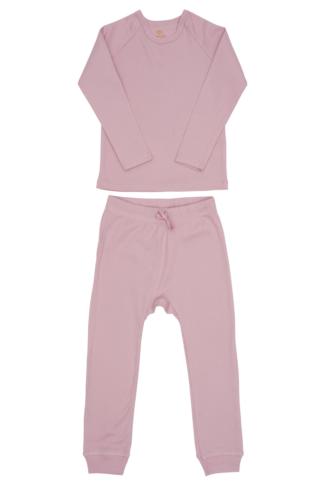 Copenhagen Colors 2-delige nachtkleding in ribstof - Lavendel - Onesie - MamaMilla
