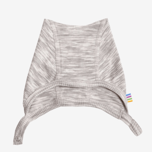 Joha babymutsje/helm - Grijs gemêleerd - Babymutsje - MamaMilla
