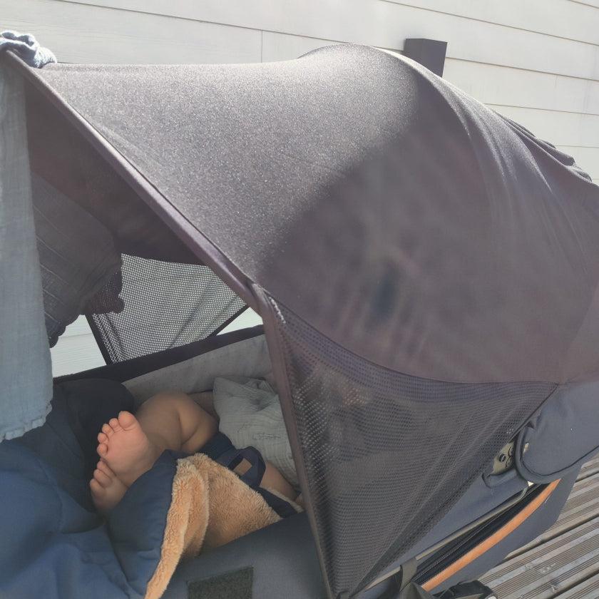 BabyDan Zonnescherm voor de kinderwagen - Zonnescherm - MamaMilla