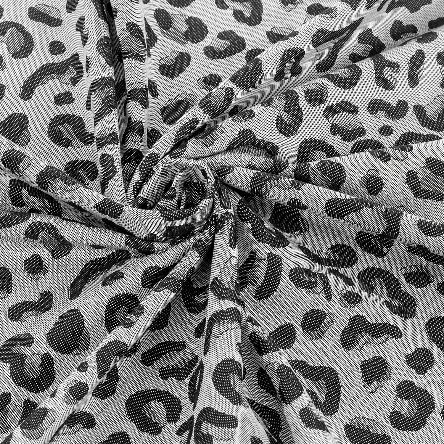 Fidella Vaste inbakerdoek (6) - Leopard Silver - inbakerdoek - MamaMilla