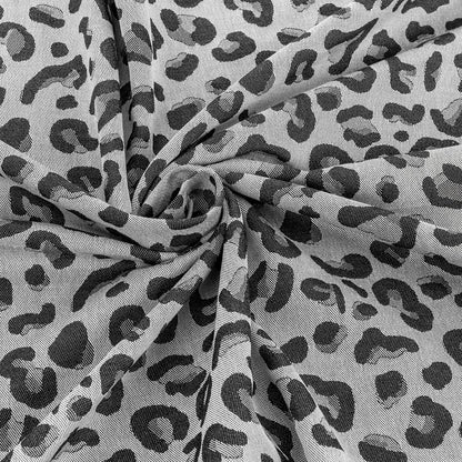 Fidella Vaste inbakerdoek (6) - Leopard Silver - inbakerdoek - MamaMilla
