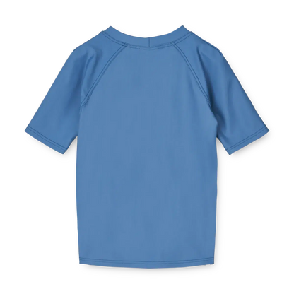 Liewood UV-shirt - Noah Shortsleeve Swim - Riverside - Zwemkleding - MamaMilla