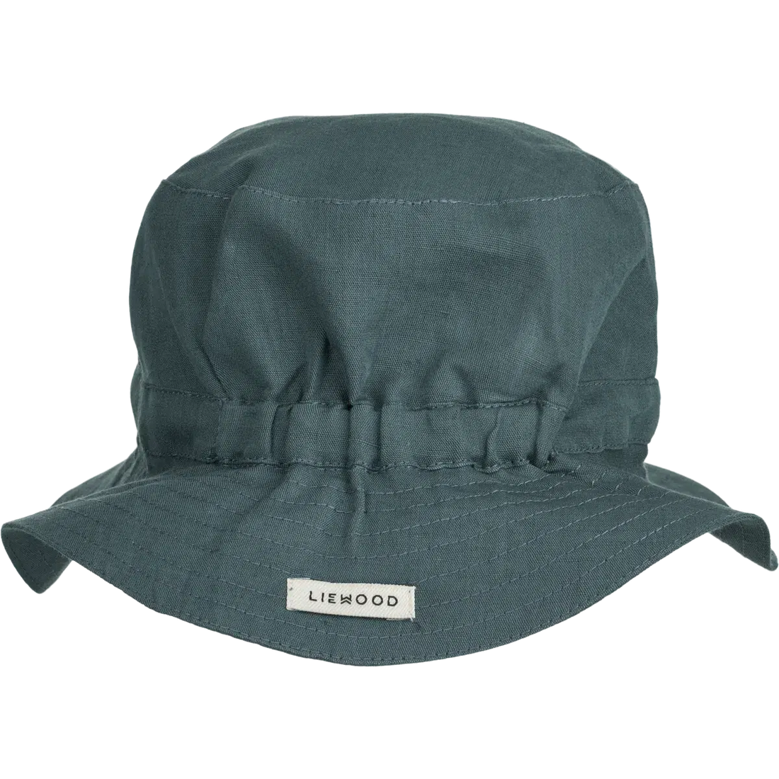Liewood zonnehoed met kap - Sander - Walvisblauw - Zonnehoed - MamaMilla