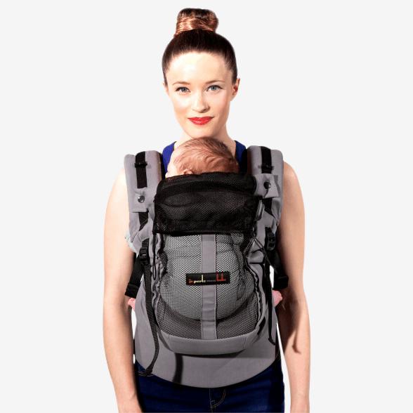 Love radius babysteun voor de draagzak - Zwart - draagzak - MamaMilla