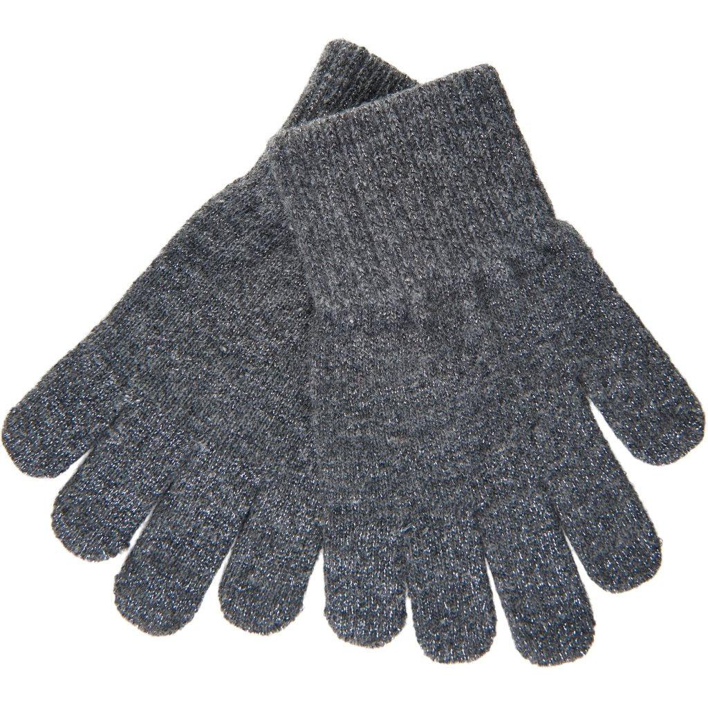 Mikk-line magische gebreide wanten - set van 3 - Zwart - Glitter - Wanten - MamaMilla