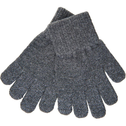 Mikk-line magische gebreide wanten - set van 3 - Zwart - Glitter - Wanten - MamaMilla