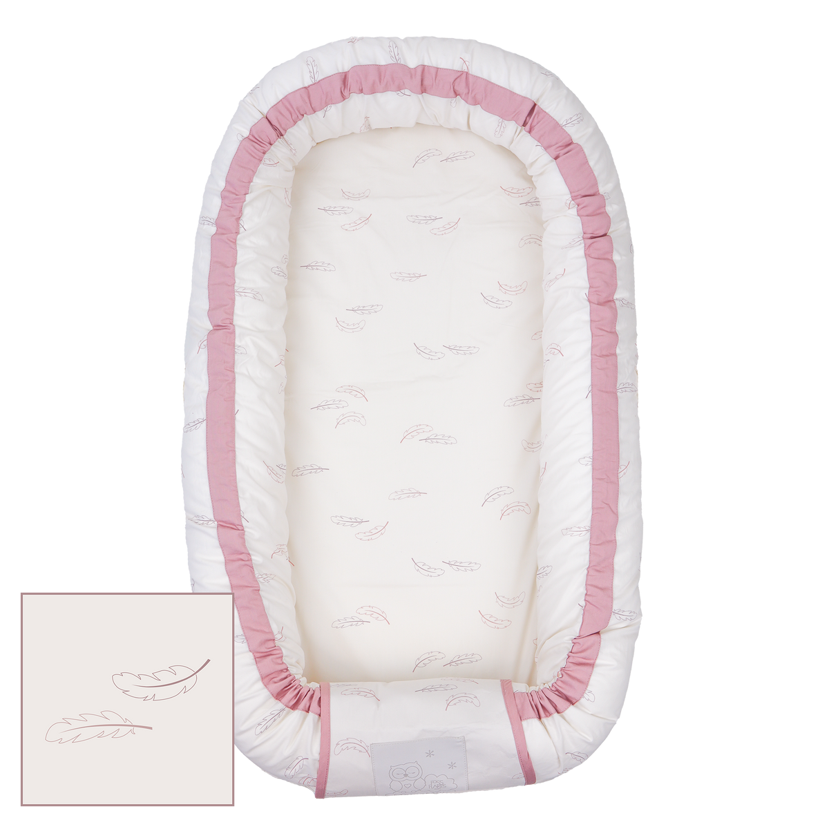 MamaMilla babynestje met Fossflakes vulling - Rozenveren - Babynest - MamaMilla