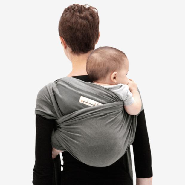 Love radius rekbare draagdoek origineel - Grijs - draagdoek - MamaMilla