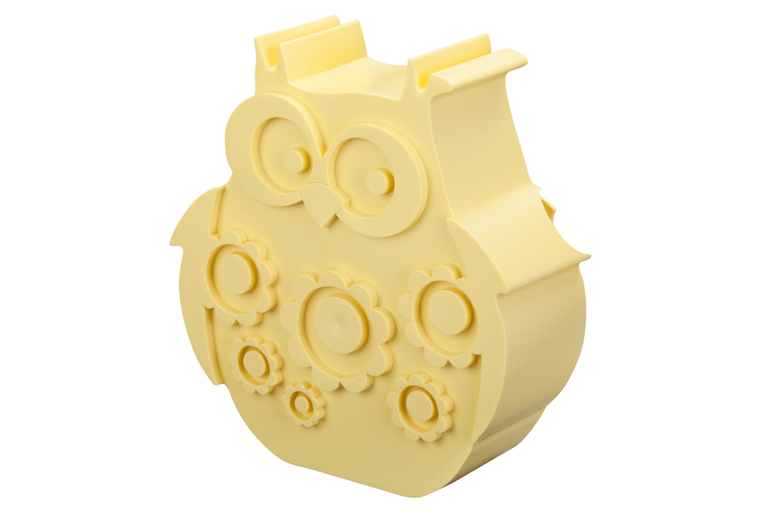 BLAFRE Lunchbox Met 2 Vakken - Uil - Lichtgeel - Lunchbox - MamaMilla