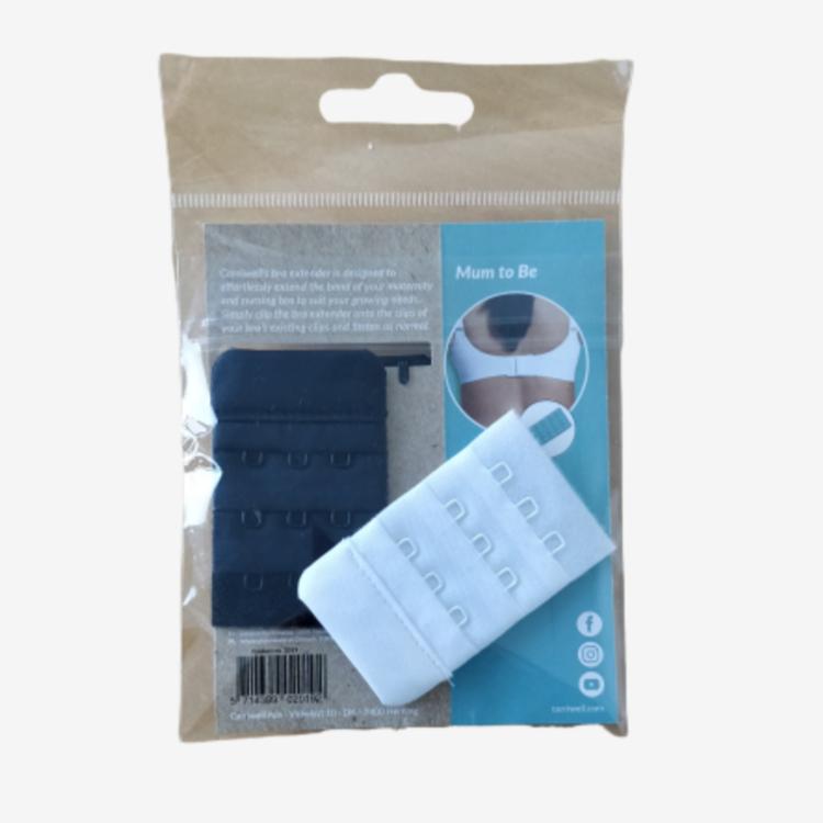 Carriwell 4-pack BH-verlenger - Wit/zwart - Voedingskleding - MamaMilla
