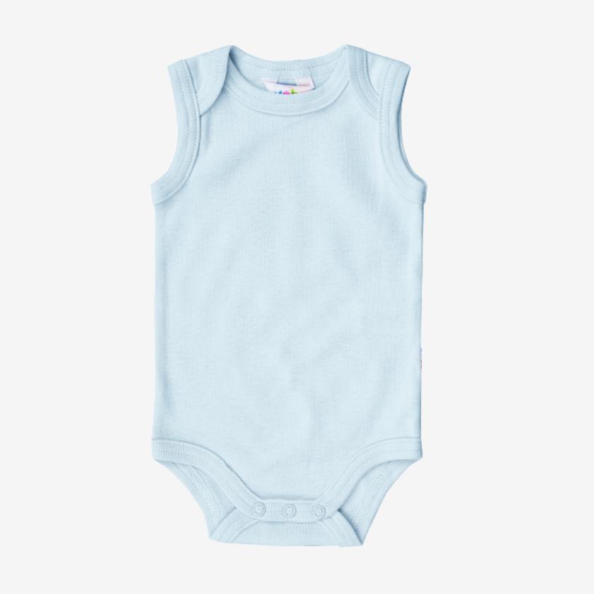 Joha basisbody zonder mouwen - Lichtblauw - body - MamaMilla