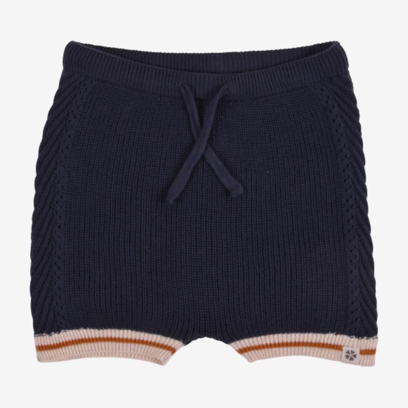 PAPFAR Gebreide short - Blue Nights - Broek - MamaMilla