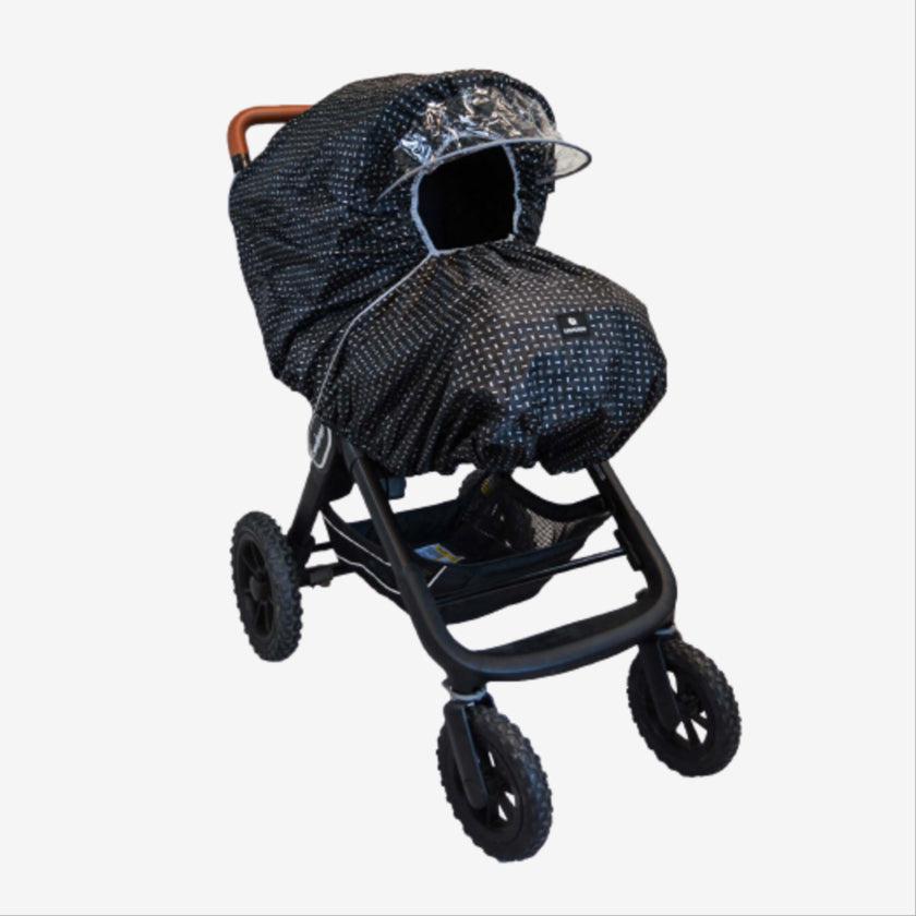 EasyGrow regenhoes voor de kinderwagen - Stroke - Regenhoes enkele kinderwagen - MamaMilla