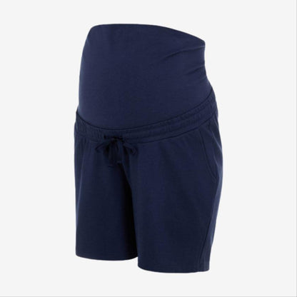 Mamalicious Zwangerschapsshorts - Curve Lif - Navy Blazer - Zwangerschapskleding - MamaMilla