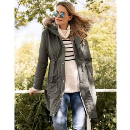 Seraphine Wacht- en draagjas 3-in-1- Valetta - Kaki - Draagjas - MamaMilla