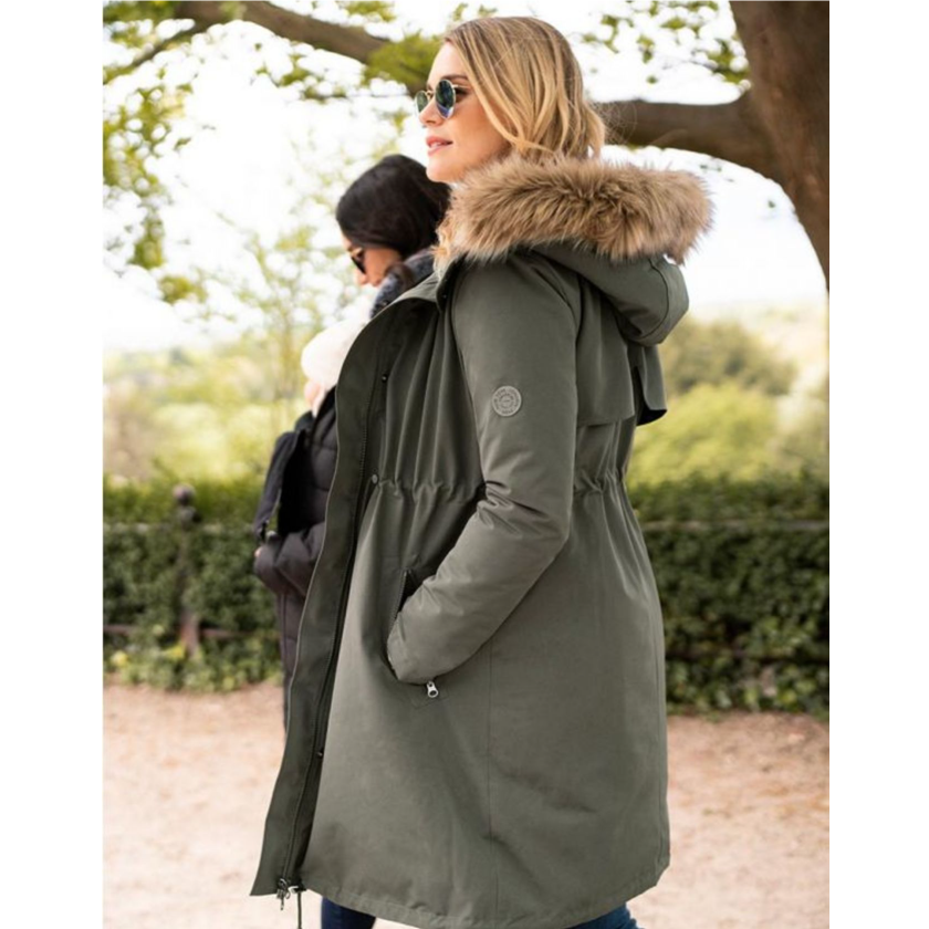 Seraphine Wacht- en draagjas 3-in-1- Valetta - Kaki - Draagjas - MamaMilla