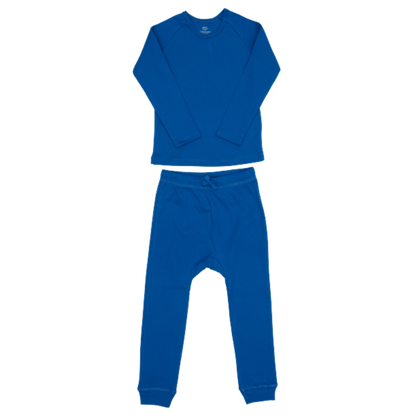 Copenhagen Colors 2-delige nachtkleding in ribstof - Sharp blue - Eendelig - MamaMilla