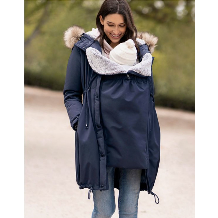 Seraphine Wacht- en draagjas 3-in-1- Valetta - Navy - Draagjas - MamaMilla